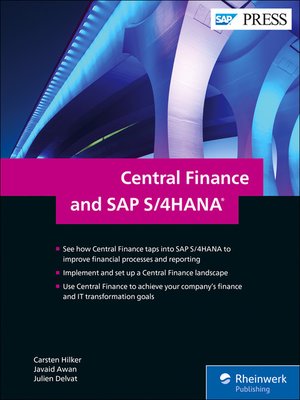 cover image of Central Finance and SAP S/4HANA